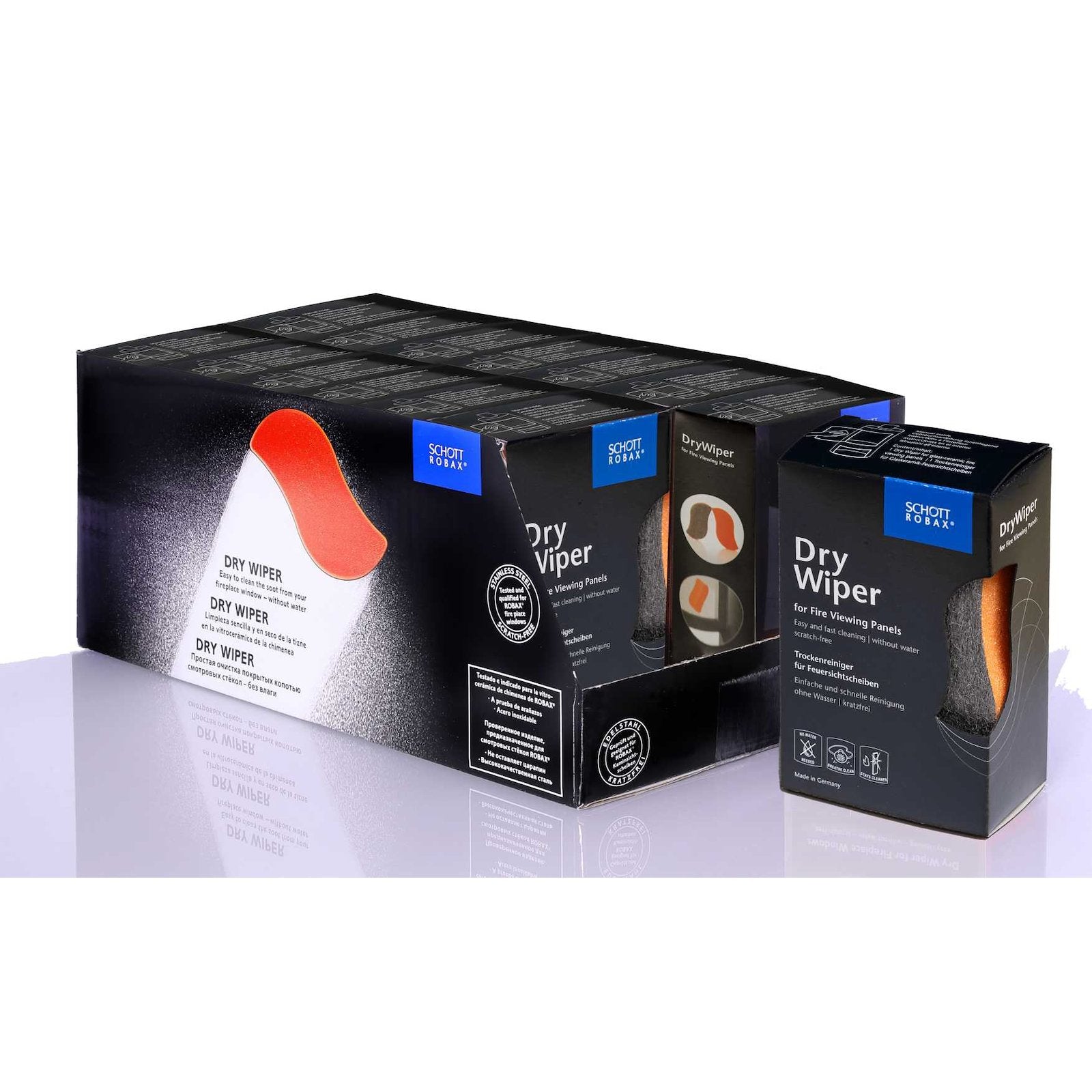 Kaminscheibe Trockenreiniger DRY WIPER
