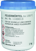 Feuermörtel 1200 °C Ortner - 1 kg