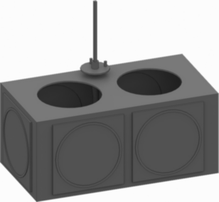 Anheizkasten Schmid für Nachheizkasten HGZ F1/F2, NHK G