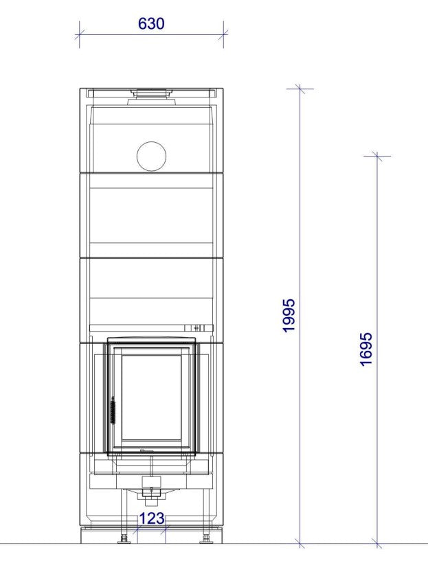 Kleinspeicherofen Kaminbausatz Brunner KSO 33q